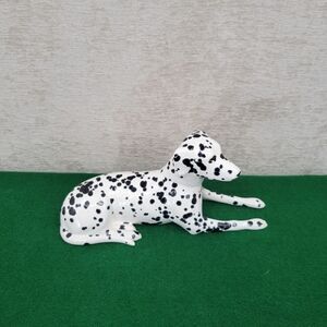 Dalmatian Figurine vintage 70s ceramic sculpture